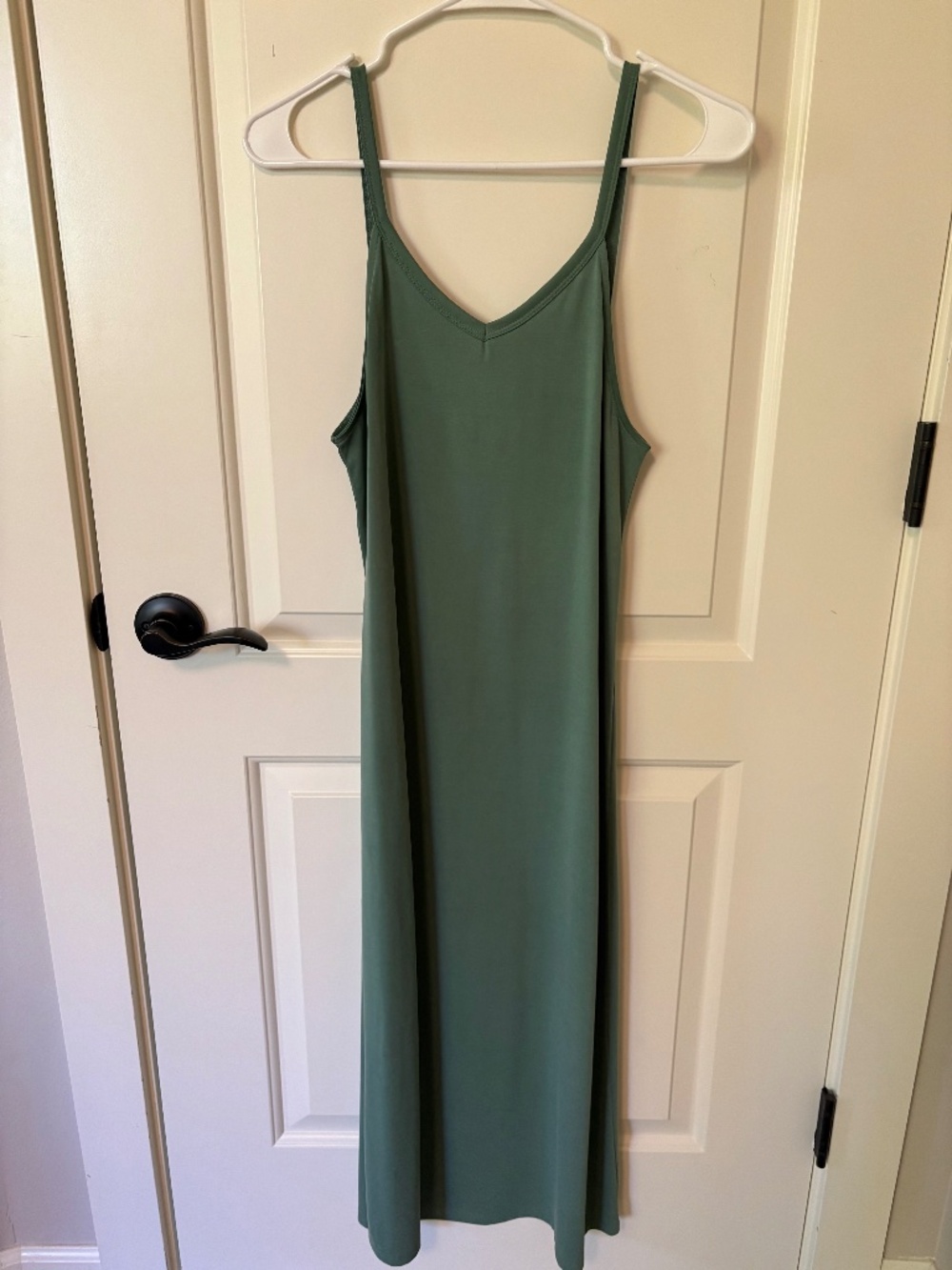 Double Zero Green Maxi Green Dress with thin straps size spicy small